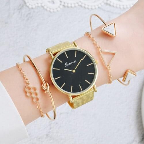 New Watch bracelet Minimalist Luxury Men watch Fashion Womens watches Stainless steel Mesh belt girl Bracelet Wristwatch Sales