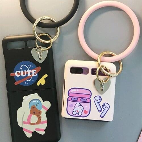 Suitable for Samsung Galaxy Z Flip Case Bracelet case Z flip folding f7000 / f7070