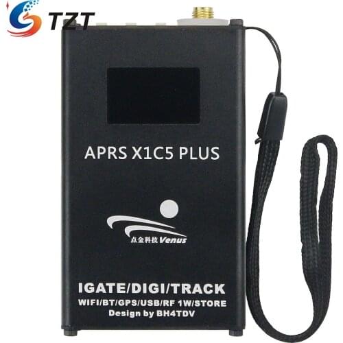 TZT By BH4TDV APRS X1C5 Plus Gateway DIGI TRACKER IGATE GPS 136MHz-174MHZ+WIFI+Bluetooth+ Battery + IPS LCD
