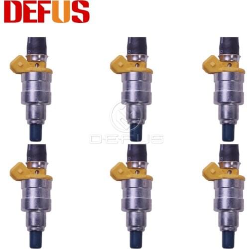 DEFUS 6pcs Original Fuel Injector OEM 0280150034 For Mercedes-Benz SL Coupe (C107)/S-CLASS (W116) EV1 High Impedance Nozzle New