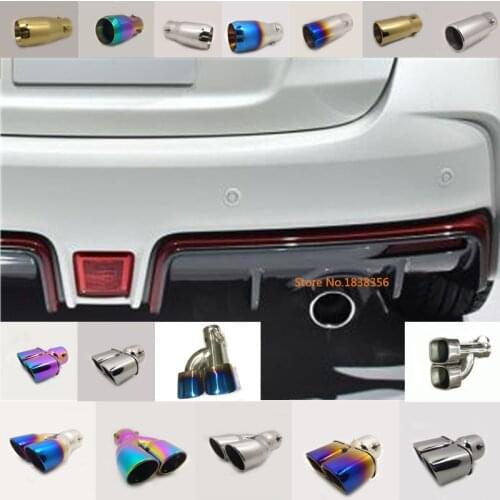 For Nissan NOTE 2017 2018 2019 2020 Car Stainless Steel Muffler Exterior End Tail Pipe Outlet Dedicate Exhaust Tip Tail Frame