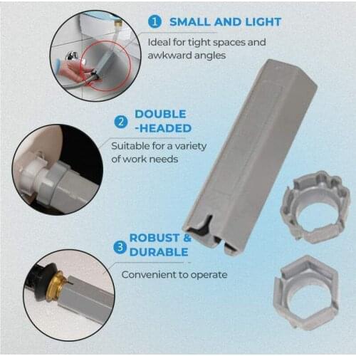 Toilet Repair Parts Disassembly Tool Water Inlet Hose Quick Assembly And Removal Water Inlet Valve Multi-purpose Maintenance To
