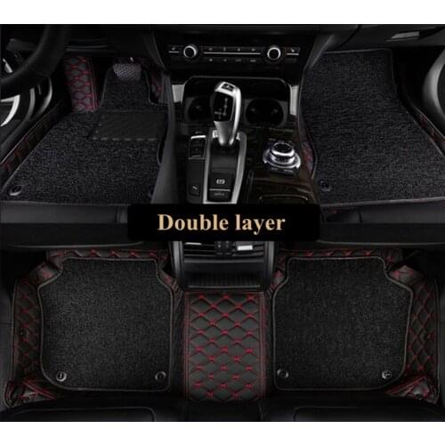 Best quality! Custom special car floor mats for Honda Accord 2017-2013 waterproof durable two layers car carpets for Accord 2015
