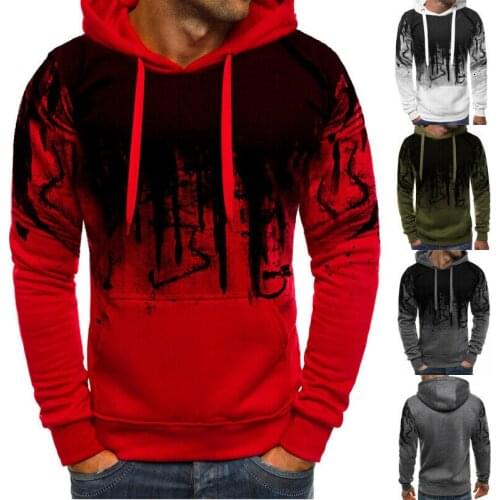NEW 2020 Men Hoodies Slim Fit Hooded Sweatshirt Outwear Warm Coat Jacket Hot Fashion