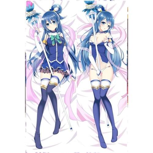 Newly Hot anime KonoSuba charactors Aqua Megumin Wiz body pillowcase Kono Subarashii Sekai ni Shukufuku o! body pillow cover