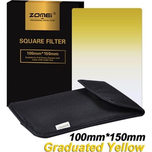 New Zomei Square Filter 100mm x 150mm Professional Graduated Yellow 100mm*150mm 100x150mm for Cokin Z-PRO Series Lee Holder
