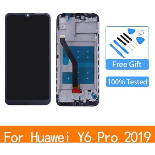 Original LCD for Huawei Y6 Pro 2019 LCD Display Touch Screen For Huawei Y6 Prime 2019 LCD MRD-LX1f LX1 LX2 LX3 L21 L22 Y6 2019