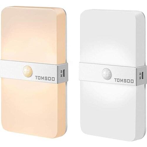 Rechargeable Motion Sensor Light, Adjustable 3000K Warm White / 6500K Cool White Color Change LED Motion LED Bulbs For Family