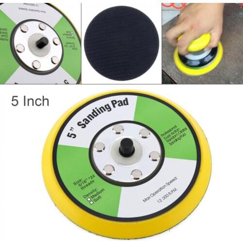 Professional 5'' 12000RPM Dual Action Random Orbital Sanding Pad for Pneumatic Sanders / Air Polishers 2021