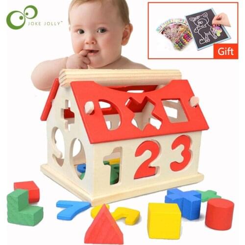 Early Childhood Educational Toys Digital House Disassembly And Assembly Of Smart House Digital Shape Pairing Blocks LXX