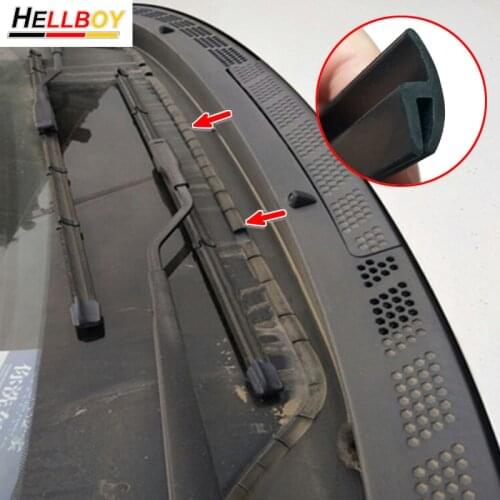 Rubber Car Sealing Strips For Volkswagen Tiguan Golf Polo Passat Scirocco Dashboard Wiper Windshield Waterproof Soundproof Seal