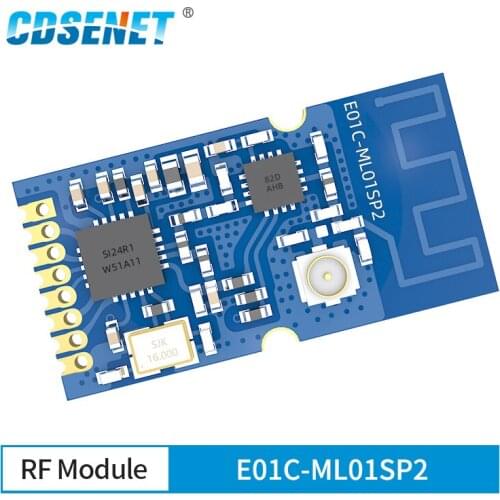 Si24R1 2.4GHz PA Transceiver Wireless rf Module CDSENET E01C-ML01SP2 SMD SPI Wireless Transmitter and Receiver nRF24L01P