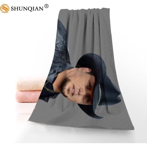 Custom jason aldean Towels Microfiber Fabric Popular Face Towel/Bath Towel Size 35x75cm, 70x140cm Print your picture