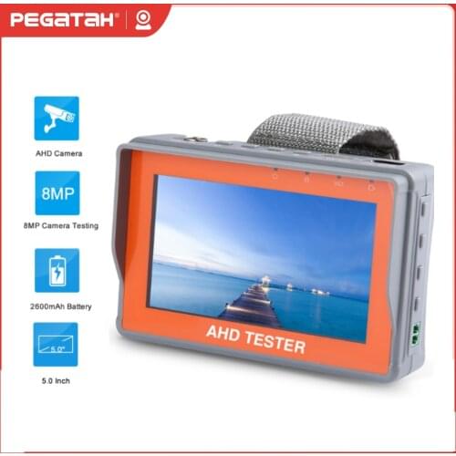 PEGATAH CCTV tester Analog camera Mini monitor 5MP TVI CVI AHD Monitor portable Support UTP RS485 PTZ cftv tester camera