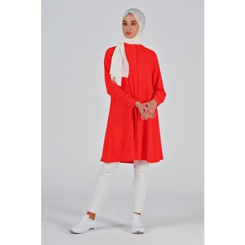 Armine Waisted Tunic, Quality Cotton Tunik