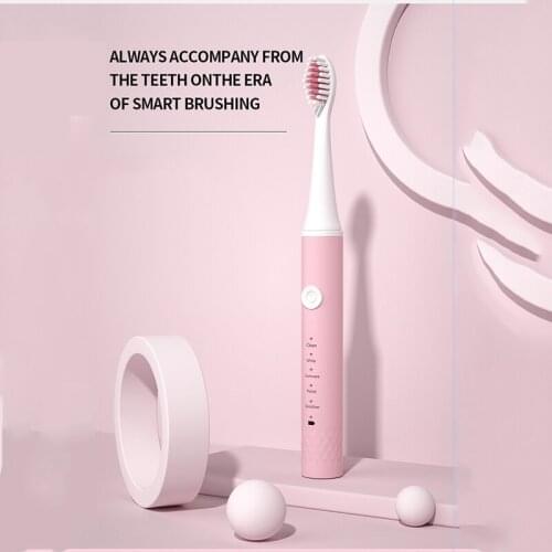 Ultrasonic Electric Toothbrush Household Rechargeable Adult Waterproof Replacement Heads Set Teeth Whitening Toothbrush