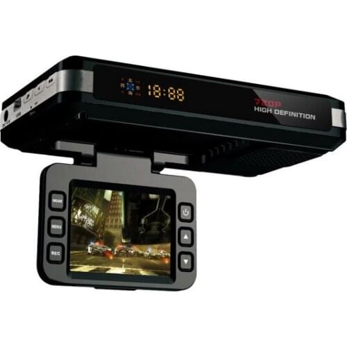 10pcs 2 in 1Car DVR Camera STR8500 HD 720P+Radar Detector 2.4\"LCD G-sensor English &Russian Dash Cam