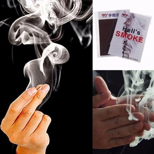 Voodoo Finger Magic Tricks Tips Surprise Magic Smoke Fingers Hand make Smoke Magic Props Comedy Joke Mystery Fun Kids Toys