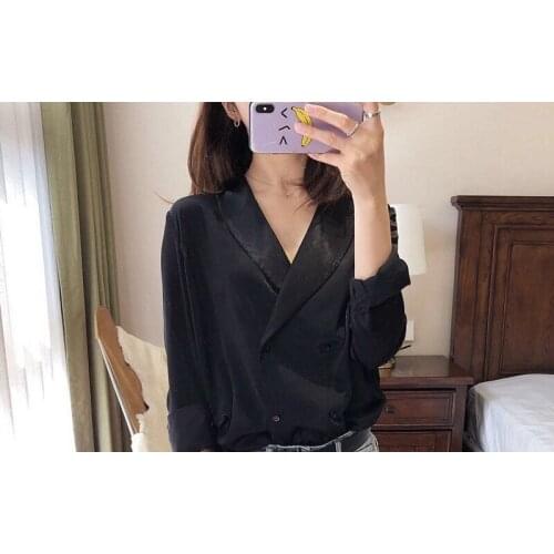 Женские атласные рубашки WSNG China At AliExpress