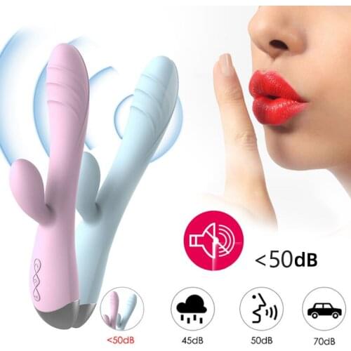 Womens Dildo Vibrators G Spot Clitoral Stimulator Vaginal Sex Toys Double Vibrating Massager Female Masturbator Sex Machine Toy