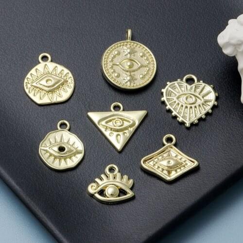 10pcs Diy Pendants Handmade Necklace Key Chain Earrings Pendant Charms for Jewelry Making Accessories