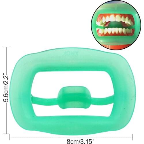 2pcs Dental Lip Cheeck Retractor Mouth Opener Soft Silicone as Orthodontic Dental Tool Instrument for Dental Clinic