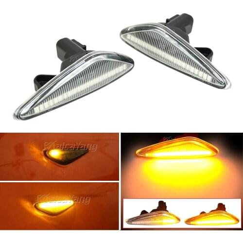 2pcs LED Car Dynamic Side Marker Blinker Light Signal Lamp Turn Signal Light For Mazda 6 Atenza GH 2008 2009 2010 2011 2012