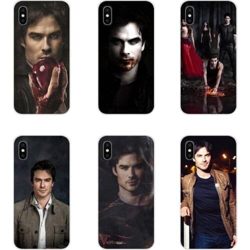 The Vampire Diaries Ian Somerhalder TPU Transparent Skin Case For Samsung Galaxy A3 A5 A7 A9 A8 Star A6 Plus 2018 2015 2016 2017