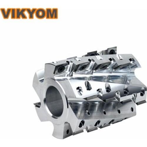 Woodworking tools Overlord Knife Spiral heavy cut pineapple corn knife Four-sided planer Shaft rolling end milling tool