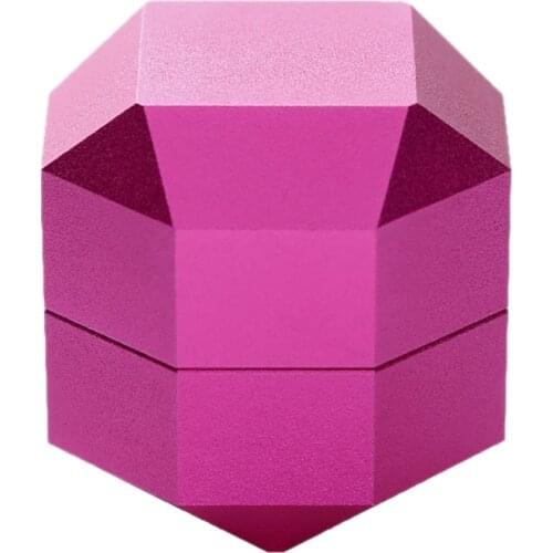 Billiard Chalk Holder Snooker American Leather Octagonal Billiard Chocolate Box Portable Billiard for Billiard