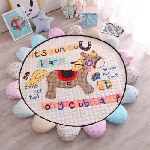 Baby Climbing Mat Soft and Washable Carpet Thick Cloth Childrens Play Carpet Picnic Rug Home Decor Rugs for Bedroom Game Rug