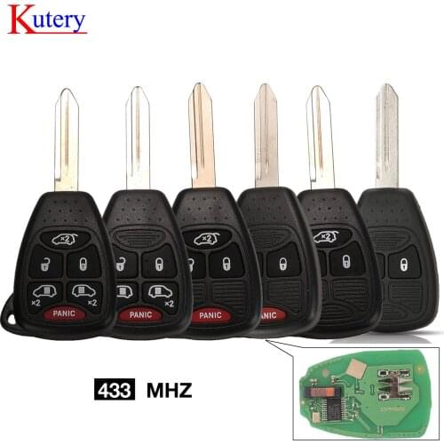Remote 433Mhz Key for Dodge JEEP Commander Patriot Compass Grand Cherokee Liberty Wrangler Chrysler Keyless Entry Transmitter