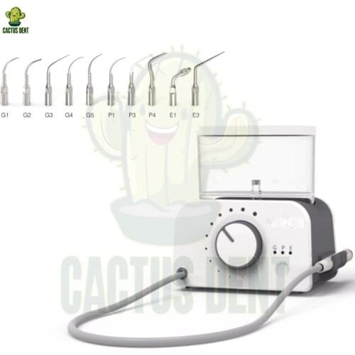 Electricpiezo Dental Ultrasonic Scaler EMS Woodpecker / Cavitron Dental Piez Scaler LED Handpiece with Water Tank with 10 Tips