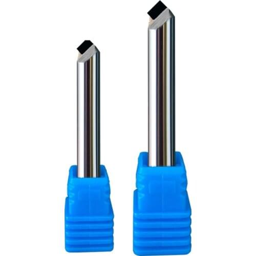 60/90/100/120 Degree PCD Diamond Chamfer Tungsten Steel Milling Cutter with Sharp Edge for Engraving Machine CNC Milling Tool