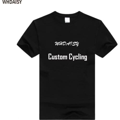 WHDAISY Customized T-shirt Short Sleeve Quick Dry Running Cycling Base Layer Sportswear Male and Female