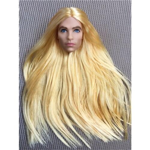 New Asia Face Rare Limited Collection Ken Prince Doll Toy Head Korean Idol Black Princess Doll Head Boy DIY Gift