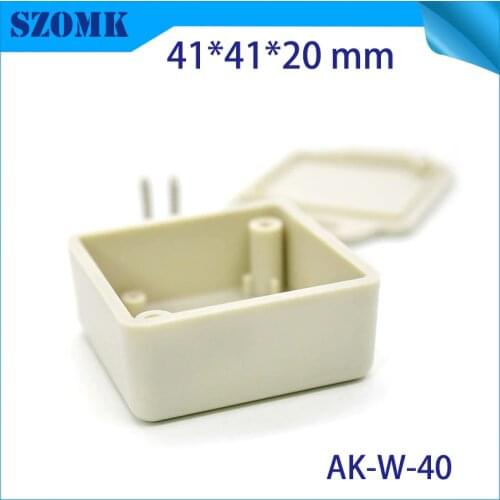 4pcs Plastic diy box szomk wall mount enclosures project box plastic instrument box electrical junction box plastic enclosure