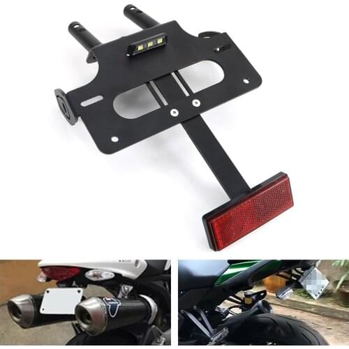 Fit For KAWASAKI ZX-10R ZX10R 2011-2015 Motorcycle Fender Eliminator kit Rear Tidy Number License Plate Holder Frame