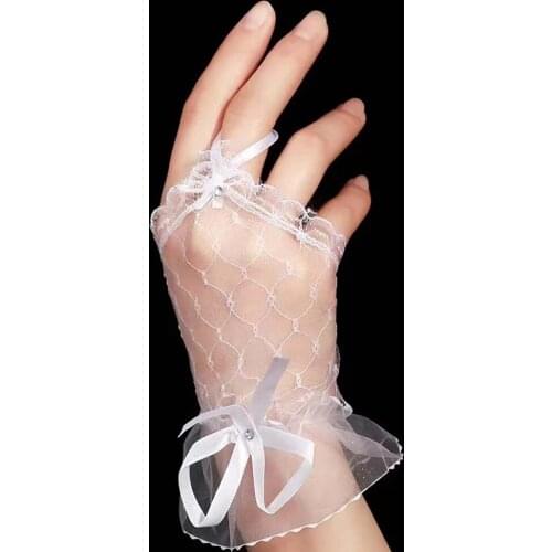 Ramdjalo Wedding Lace Gloves
