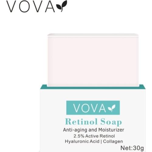 VOVA Retinol Anti Wrinkle Face Wash Soap Collagen Firming Lifting Shrink Pores Improve Puffiness Moisturize Anti Aging Skin Care