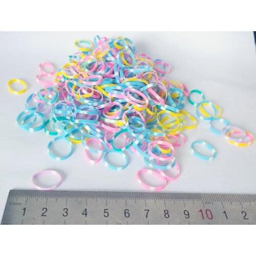 200g 2mm Pet grooming rubber band Dog headwear Dog York rubber band Strong pull continuous transparent breakpoint rubber band