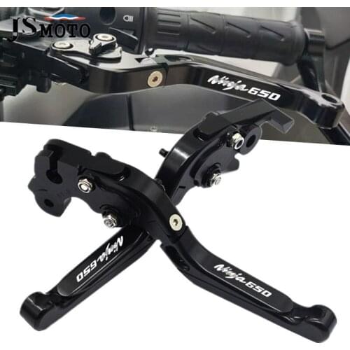 For KAWASAKI NINJA650 Ninja650 NINJA 650R 2017-2020 Motorcycle Brake Clutch Levers CNC Aluminum Accessories Extendable Handle