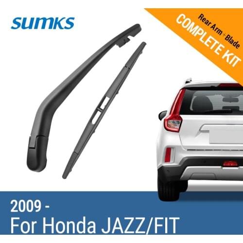 SUMKS Rear Wiper & Arm for Honda JAZZ / FIT 2009 2010 2011 2012 2013 2014 2015 2016 2017
