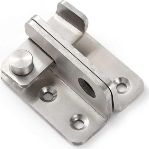 2.8MM Thickening Bolt Lock Hardware Stainless Steel Home Gate Guard Home Safety Security Anti-theft Door