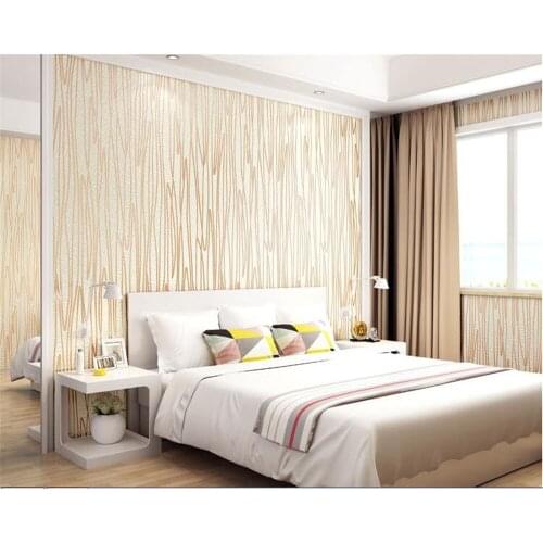 Beibehang papel de parede 3d Simple vertical stripes background wallpaper high-grade deerskin wallpaper 3d living room bedroom