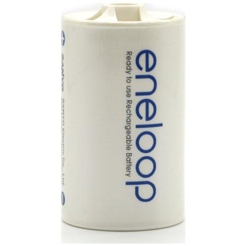 4pcs for SANYO Battery Adapter Converter C-Adatper NICS-TG-D AA R6 to D R20 Size AA to C Battery Adapter