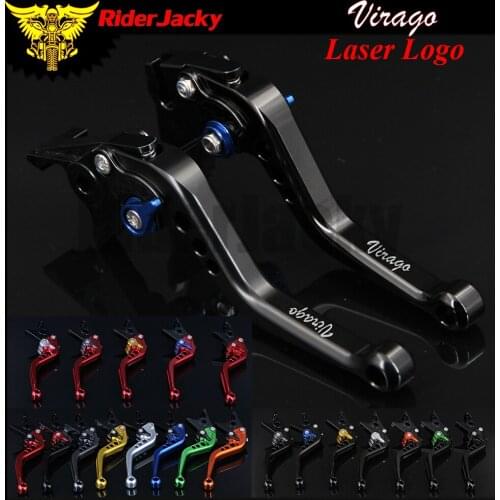 RiderJacky Motorcycle Accessories Short Brake Clutch Levers For Yamaha XV750 SE Virago 1992-1996 1993 1994 1995