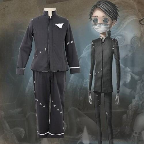 COSTAR Hot Game Identity V Cosplay Costumes Aesop Carl Wig Full Set Uniform Halloween Party For Women Men