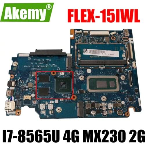For Lenovo Flex-15iwl S340-14IWL S340-15IWL laptop motherboard LA-H101P with CPU I7-8565U RAM 4G GPU MX230 2G 100% test work