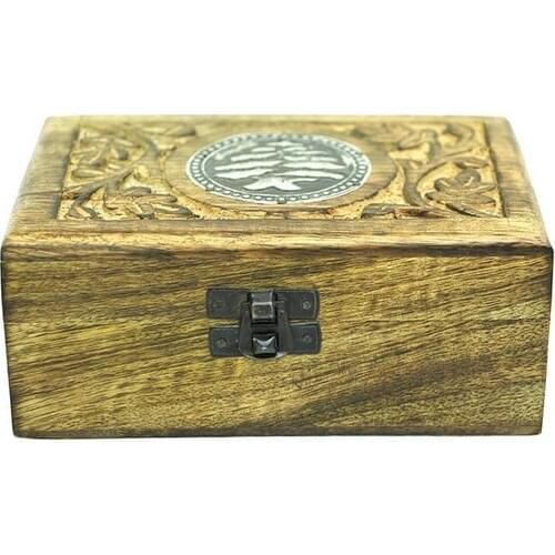 Other Box Wood Antique Jewelry Box Decorative Gift